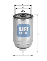 Фильтр топливный UFI 2439700