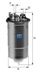 Фильтр топливный UFI 24.428.00