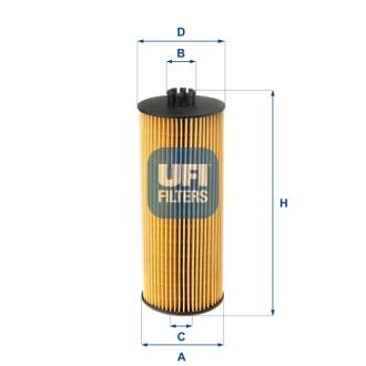 Фильтр масляный MAN UFI 2500500