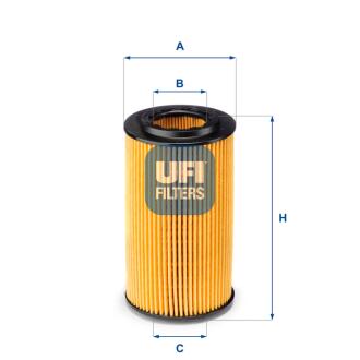 Фільтр оливний UFI 2507200