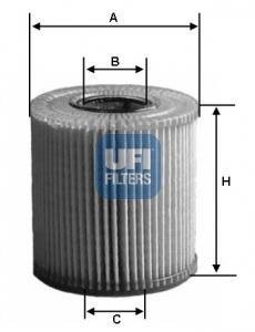 Фільтр оливний UFI 2509100 (фото 1)