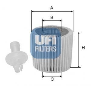 Масляний фільтр UFI 25.116.00 (фото 1)