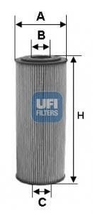 Масляный фильтр UFI 25.155.00