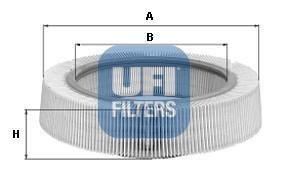 Повітряний фільтр UFI 30.974.00