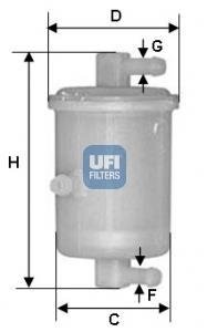 Паливний фільтр UFI 31.017.01