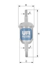 Топливный фильтр UFI 31.027.00