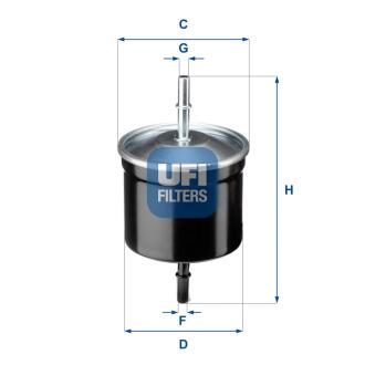 Фільтр паливний UFI 31.811.00