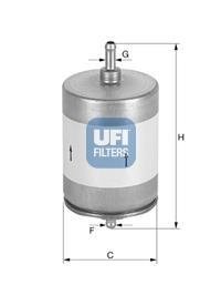 Фильтр топливный UFI 31.817.00
