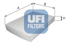 Фильтр салона UFI 53.058.00