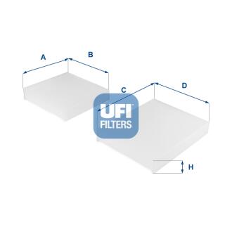 Фильтр салона UFI 5314300