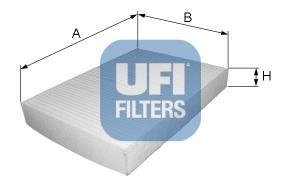 Фільтр салону UFI 53.150.00 (фото 1)
