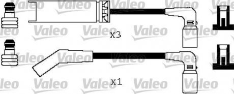 Комплект дротів запалення Valeo 346355 (фото 1)