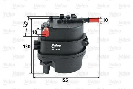 Фильтр топливный Valeo 587534 (фото 1)
