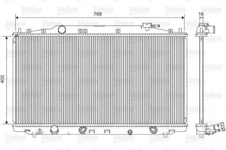 Радиатор системы охлаждения Valeo 701551 (фото 1)