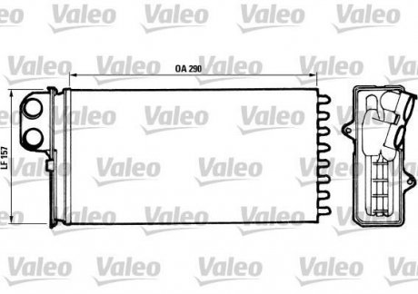Радиатор обогревателя Valeo 812037 (фото 1)