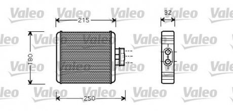 Радиатор обогревателя Valeo 812323 (фото 1)