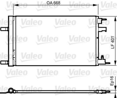 Радиатор кондиционера Valeo 814202 (фото 1)