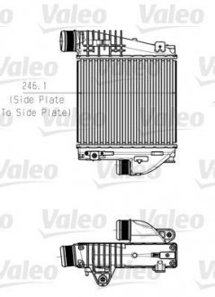 Радіатор наддуву Valeo 818290