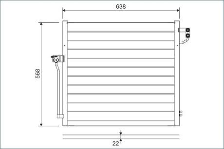 Радиатор Valeo 822623