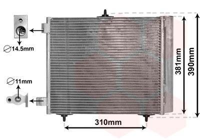 Радиатор кондиционера Van Wezel 09005205 (фото 1)