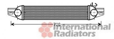 Радиатор інтеркулера Van Wezel 17004388 (фото 1)