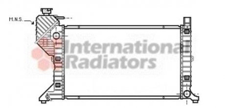 Радиатор охлаждения MERCEDES SPRINTER W 901-905 (95-) Van Wezel 30002183