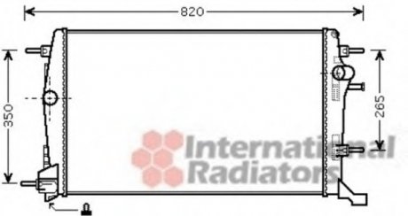 Радиатор охлаждения Van Wezel 43002414 (фото 1)