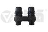 Трійник системи охолодження Audi A1/Skoda Octavia, Fabia,Rapid/VW Polo/Seat Ibiza, Leon, Toledo (02-22) Vika 11211893901 (фото 1)