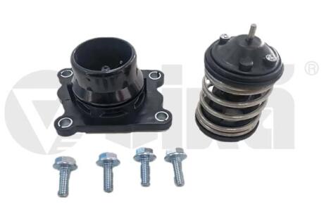 Термостат з кришкою 87°C BMW 1, 3, 5, 7 X1, X3, X5, X6 1.6D, 2.0D, 3.0D (07-17) Vika 19772401