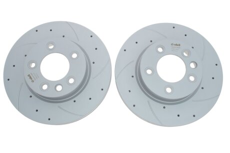 Диск гальмівний передній правий (перфорована лінія Geomed) Vika 66151716701