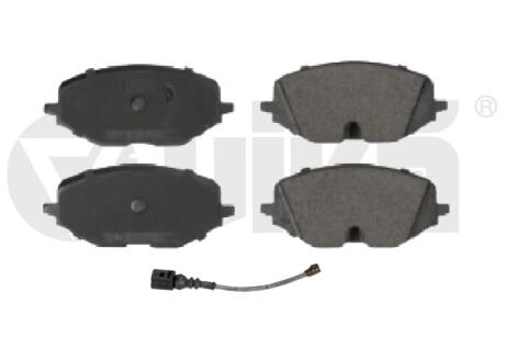 Колодки тормозные передние с датчиком Audi A3/Seat Leon/Skoda Octavia/VW Golf VI Vika 66981704001