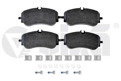 Колодки тормозные задние с устоновочным р/к VW Amarok (10-), Crafter (16-) Vika 66981704601