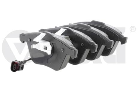 Колодки гальмівні передні з датчиком Audi A3, TT/VW Golf VI/Seat Leon (05-16) Vika 66981704701