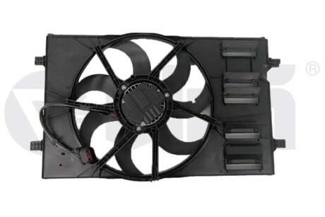 Вентилятор радиатора 400W c диффузором Vika 99591784601