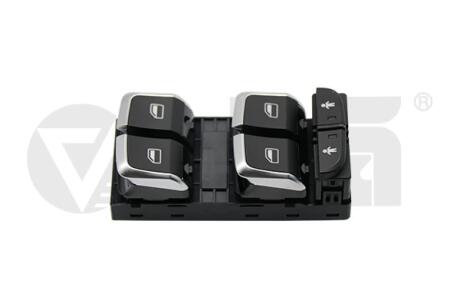 Блок управления стеклоподъемниками (хром) Audi A6 (10-15),A7 (10-18),Q3 (11-) Vika 99591802301