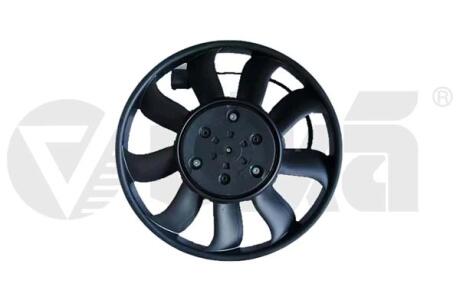 Вентилятор радиатора 600W VW Touareg (17-23)/Audi A6, A7, A8, Q7, Q8 (15-) 390мм Vika 99591828301