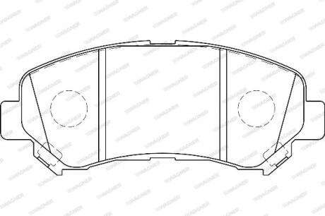 Тормозные колодки WAGNER WBP24632A