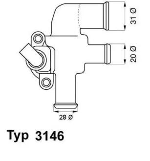 Термостат SMART WAHLER 3146.90D