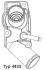 Термостат Opel WAHLER 4433.92D (фото 1)
