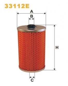 Фильтрующий элемент топливного фильтра WIX FILTERS 33112E