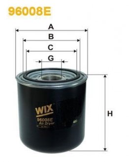 Картридж влагоотделителя (TRUCK) (WIX-Filtron) WIX FILTERS 96008E