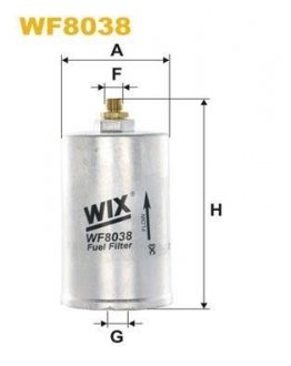 Фільтр палива WIX FILTERS WF8038