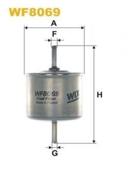 Фильтр топливный WIX FILTERS WF8056