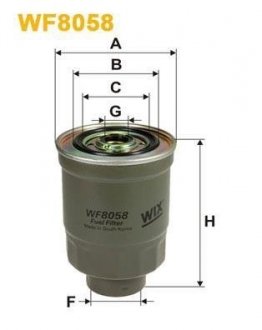 Фильтр топливный WIX FILTERS WF8058 (фото 1)