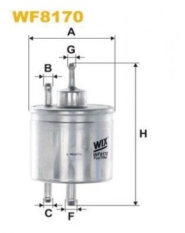 Фільтр паливний WIX FILTERS WF8170