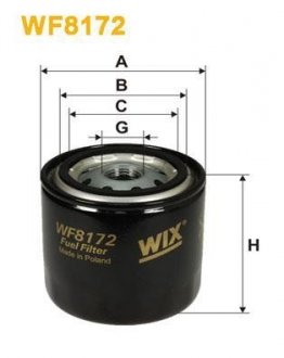 Фильтр топливный WIX FILTERS WF8172