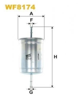 Фільтр топл. /PP866/1 (WIX-Filtron) WIX FILTERS WF8174