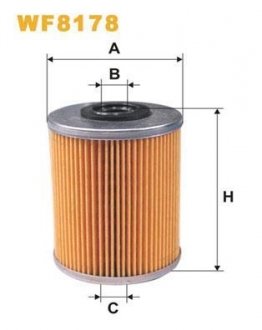 Фильтрующий элемент топливного фильтра WIX FILTERS WF8178 (фото 1)
