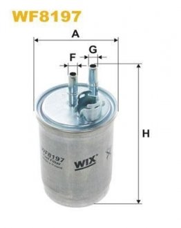 Фильтр топливный WIX FILTERS WF8197