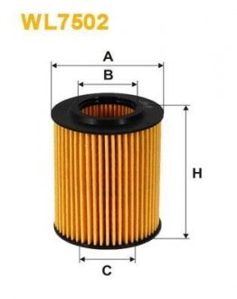 "7502 (672/5)" WIX FILTERS WL7502 (фото 1)